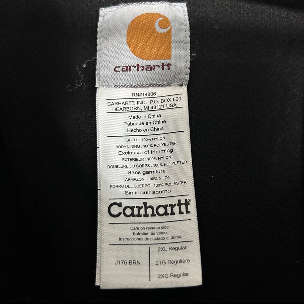 Carhartt J176 Soft Shell Traditional Jacket - Picture 2 of 9